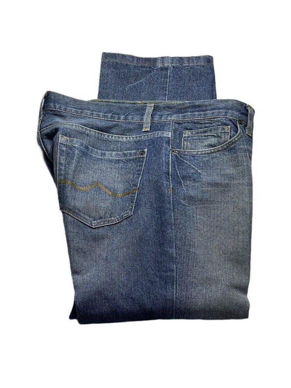 DKNY Jeans Mens Classic Fit Denim Size 34x30 100% Cotton Blue Made In Mexico